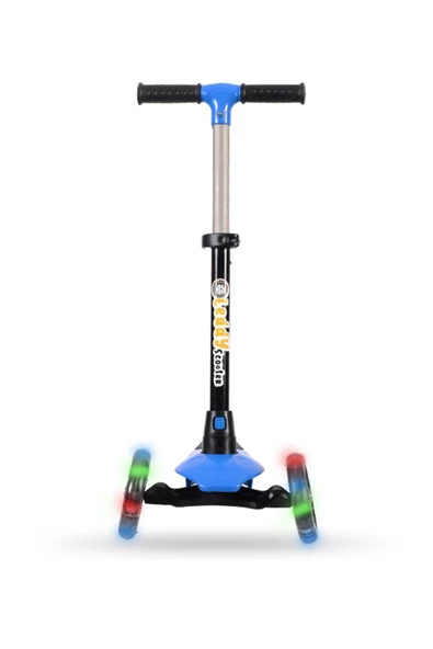 Leddy Scooter Leddy Mavi Led Işıklı 3 Tekerlekli Scooter Max 50 Kg - 7