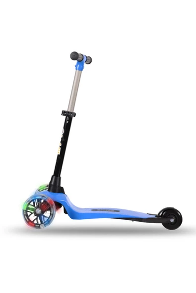 Leddy Scooter Leddy Mavi Led Işıklı 3 Tekerlekli Scooter Max 50 Kg - 5