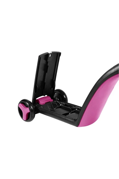 Çekirdek Zeka Boony Pembe Çocuk Scooter- Bisiklet 1 Ürün 3 Özellik 50 Kg Taşıma Kapasiteli - 4