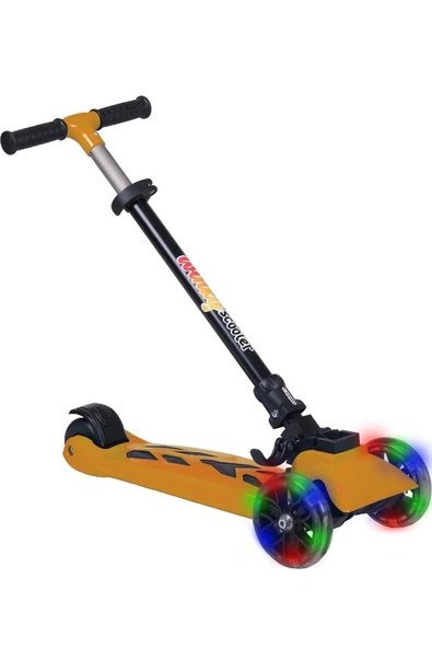 Scooter Winky Led Işıklı 3 Tekerli Katlanabilir 5-9 Yaş Arası Max 90 Kg Taşıma Kapasitesi 3 Kademeli Scooter - 2