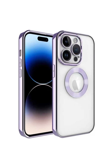 CEPCASE    Apple iPhone 11 Pro Max Kılıf Kamera Korumalı Logo Gösteren New fashion Tam Kalıp Kapak