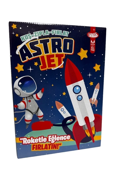 Çekirdek Zeka Astrojet Roket Fırlatma Oyun Seti Roketini Hazırla Ayağınla Ateşle Fırlat Koş Yakala - 4