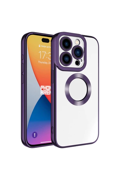 CEPCASE    Apple iPhone 15 Pro Max Kılıf Kamera Korumalı Logo Gösteren New fashion Tam Kalıp Kapak ürün görseli