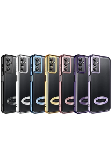 CEPCASE    Samsung Galaxy A04S Kılıf Kamera Korumalı Logo Gösteren New fashion Tam Kalıp Kapak - Resim 3