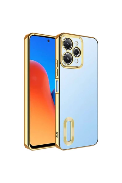 CEPCASE    Xiaomi Redmi 12 Kılıf Kamera Korumalı Logo Gösteren New fashion Tam Kalıp Kapak - Resim 2