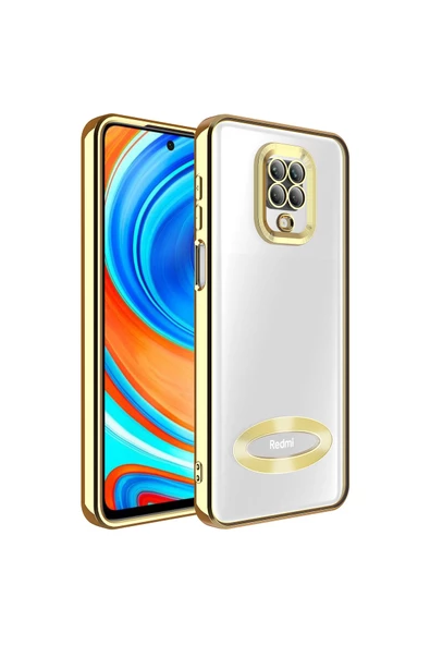 CEPCASE    Xiaomi Redmi Note 9S Kılıf Kamera Korumalı Logo Gösteren New fashion Tam Kalıp Kapak - Resim 2