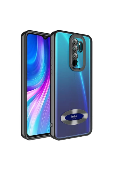 CEPCASE Xiaomi Redmi Note 8 Pro Kılıf Kamera Korumalı Logo Gösteren New fashion Tam Kalıp Kapak