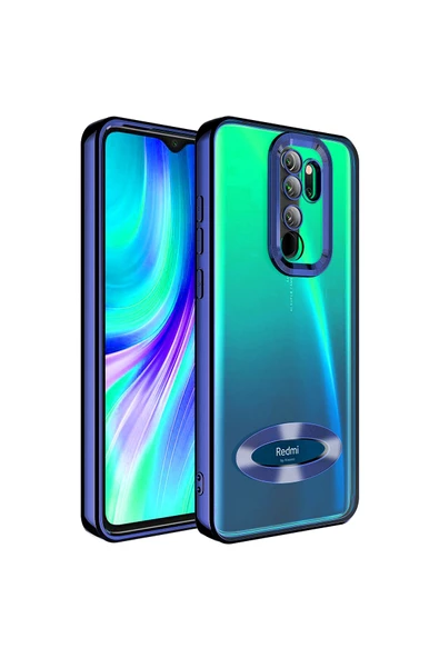 CEPCASE    Xiaomi Redmi Note 8 Pro Kılıf Kamera Korumalı Logo Gösteren New fashion Tam Kalıp Kapak