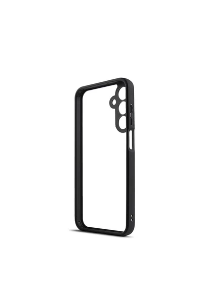 CEPCASE    Samsung Galaxy A15 Kılıf Transparent Şeffaf Arka Yüzey Kamera Korumalı Airbag Kenarlı Kapak - Resim 5