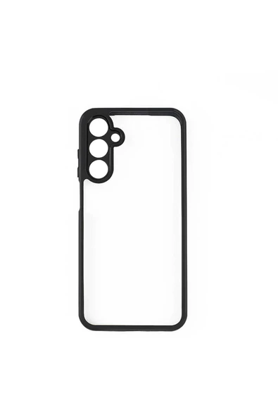 CEPCASE    Samsung Galaxy A15 Kılıf Transparent Şeffaf Arka Yüzey Kamera Korumalı Airbag Kenarlı Kapak - Resim 2