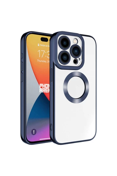 CEPCASE    Apple iPhone 15 Pro Max Kılıf Kamera Korumalı Logo Gösteren New fashion Tam Kalıp Kapak ürün görseli