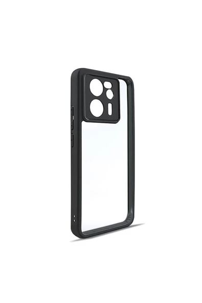 CEPCASE    Xiaomi Mi 13T Kılıf Transparent Şeffaf Arka Yüzey Kamera Korumalı Airbag Kenarlı Kapak ürün görseli