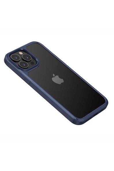 CEPCASE    Apple iPhone 13 Pro Kılıf Transparent Şeffaf Arka Yüzey Kamera Korumalı Airbag Kenarlı Kapak ürün görseli