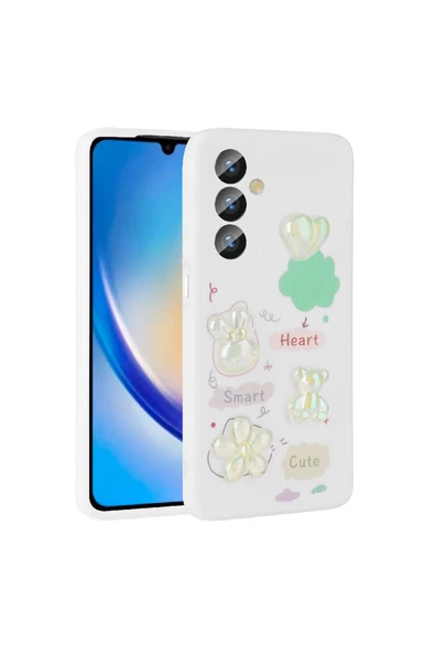 CEPCASE    Samsung Galaxy A23 Kılıf Fun Funny Parlak Kabartma Figürlü Silikon Kapak - Resim 2