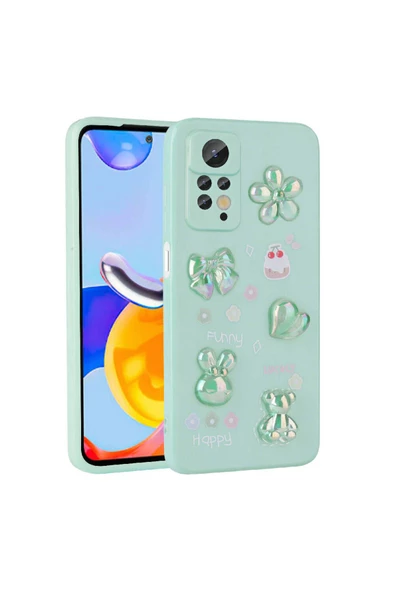 CEPCASE    Xiaomi Redmi Note 12 Pro 4G Kılıf Fun Funny Parlak Kabartma Figürlü Silikon Kapak ürün görseli