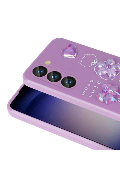 CEPCASE    Samsung Galaxy A54 Kılıf Fun Funny Parlak Kabartma Figürlü Silikon Kapak - Resim 4