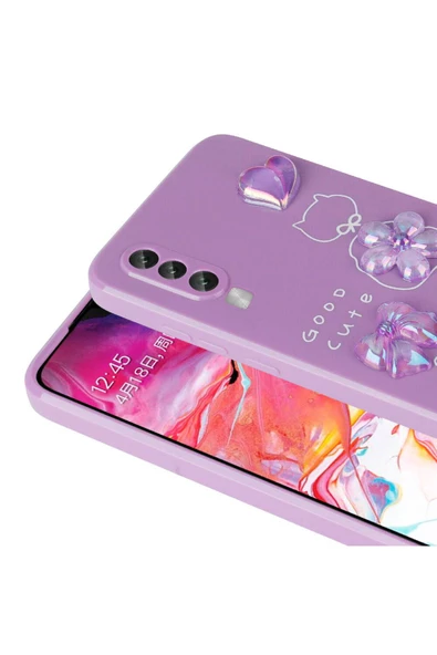 CEPCASE    Samsung Galaxy A50 Kılıf Fun Funny Parlak Kabartma Figürlü Silikon Kapak - Resim 4