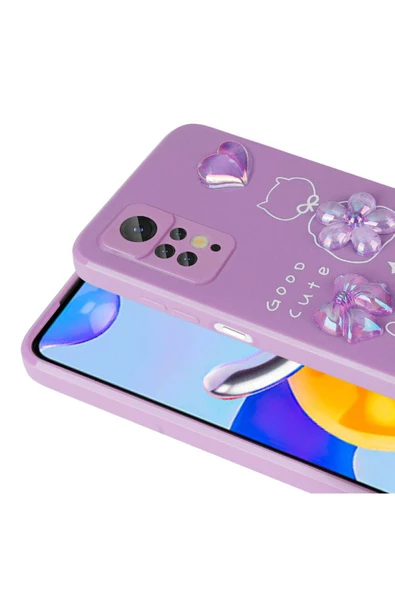 CEPCASE    Xiaomi Redmi Note 12 Pro 4G Kılıf Fun Funny Parlak Kabartma Figürlü Silikon Kapak - Resim 5