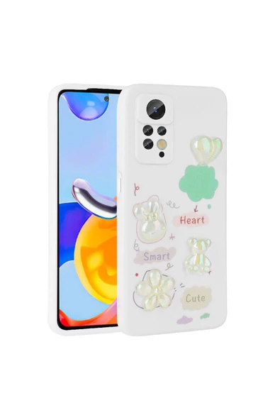 CEPCASE    Xiaomi Redmi Note 12 Pro 4G Kılıf Fun Funny Parlak Kabartma Figürlü Silikon Kapak ürün görseli