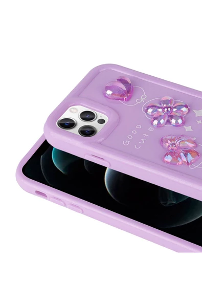 CEPCASE    Apple iPhone 12 Pro Max Kılıf Fun Funny Parlak Kabartma Figürlü Silikon Kapak - Resim 3