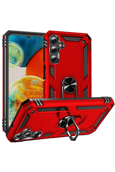 CEPCASE    Galaxy A24 Kılıf Standlı Magnet Mıknatıslı Yüzük Armored Zırhlı Kapak ürün görseli