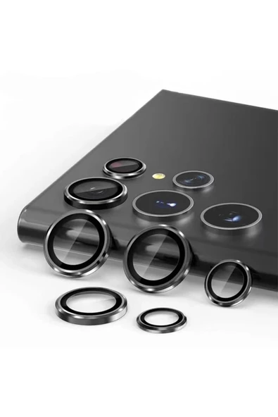 CEPCASE    Samsung Galaxy S23 FE Kamera Lens Koruyucu Net Görüntü Tak Yapıştır Tam Kapatan Kamera Cam - Resim 6