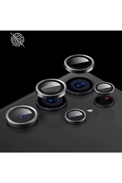 CEPCASE    Samsung Galaxy S23 FE Kamera Lens Koruyucu Net Görüntü Tak Yapıştır Tam Kapatan Kamera Cam - Resim 3
