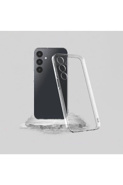 CEPCASE    Samsung Galaxy A25 Kılıf Darbelere Dayanıklı Dört Köşe Airbag 2mm Anti Shock Silikon - Resim 3