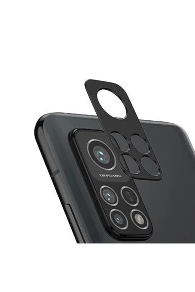 CEPCASE    Xiaomi Mi 10T Pro 5G Kamera Cam Koruyucu 3D Net Görüntü Tam Kapatan Kavisli Lens Koruma