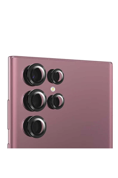 CEPCASE    Galaxy S22 Ultra Kamera Lens Koruyucu Net Görüntü Tak Yapıştır Tam Kapatan Kamera Cam Koruma - Resim 3