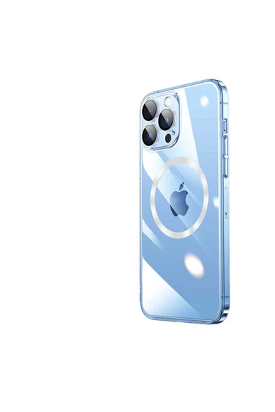 CEPCASE    Apple iPhone 13 Pro Kılıf Wireless Şarj Magsafe Özellikli Sert PC Silikon Kapak