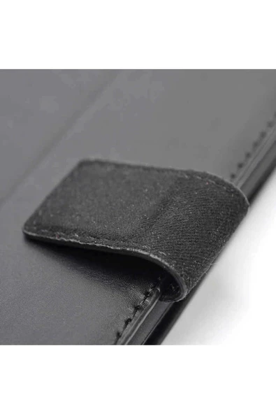 CEPCASE    Xiaomi Redmi Note 8 Pro Kılıf Kapaklı Cüzdanlı Kartvizitli Standlı Kopçalı Tam Koruma Kapak - 5