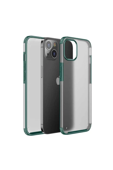 CEPCASE    Apple iPhone 13 Kılıf Matte Buzlu Arka Yüzey Darbe Emici Köşe Kamera Çıkıntı Airbag Kapak ürün görseli