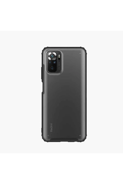 CEPCASE    Xiaomi Redmi Note 10 Kılıf Matte Buzlu Arka Yüzey Darbe Emici Köşe Kamera Çıkıntı Airbag Kapak - Resim 6