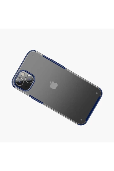 CEPCASE    Apple iPhone 13 Mini Kılıf Matte Buzlu Arka Yüzey Darbe Emici Köşe Kamera Çıkıntı Airbag Kapak - Resim 3