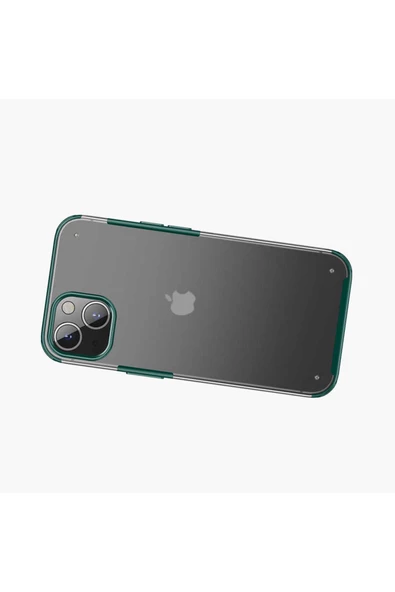 CEPCASE    Apple iPhone 13 Kılıf Matte Buzlu Arka Yüzey Darbe Emici Köşe Kamera Çıkıntı Airbag Kapak - Resim 4