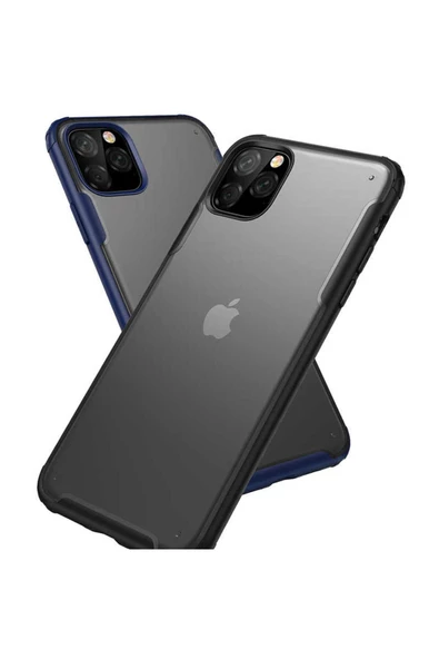 CEPCASE    Apple iPhone 11 Pro Kılıf Matte Buzlu Arka Yüzey Darbe Emici Köşe Kamera Çıkıntı Airbag Kapak - Resim 3