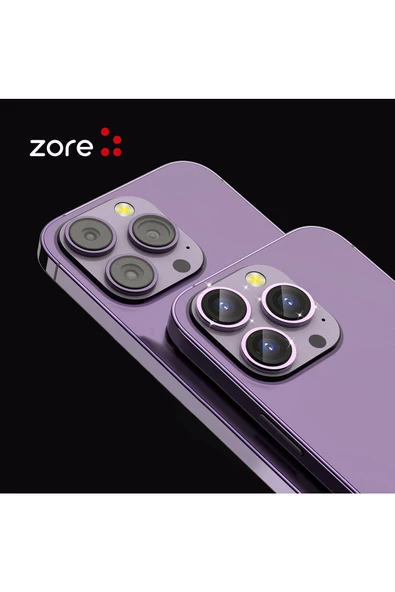 CEPCASE    Apple iPhone 12 Pro Max Kamera Lens Koruyucu Exclusive Premium Sapphire Tak Yapıştır Lens Koruma - Resim 6