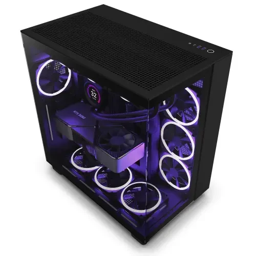 NZXT H9 Flow Siyah ATX Mid Tower Kasa