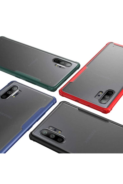 CEPCASE    Samsung Galaxy Note 10 Plus Kılıf Matte Buzlu Arka Yüzey Darbe Emici Köşe Kamera Çıkıntı Airbag - Resim 4