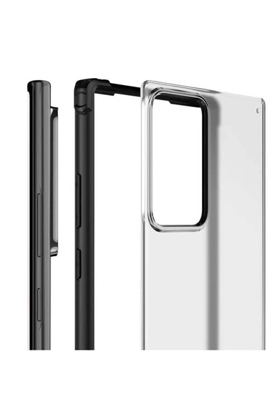 CEPCASE    Samsung Galaxy Note 20 Ultra Kılıf Matte Buzlu Arka Yüzey Darbe Emici Köşe Kamera Çıkıntı Airbag - Resim 4