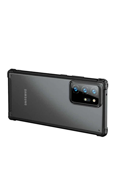 CEPCASE    Samsung Galaxy Note 20 Ultra Kılıf Matte Buzlu Arka Yüzey Darbe Emici Köşe Kamera Çıkıntı Airbag - Resim 6