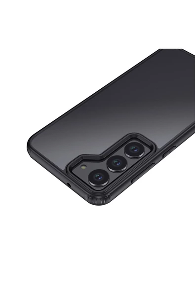 CEPCASE    Samsung Galaxy S23 Kılıf Matte Buzlu Arka Yüzey Darbe Emici Köşe Kamera Çıkıntı Airbag Kapak - Resim 3