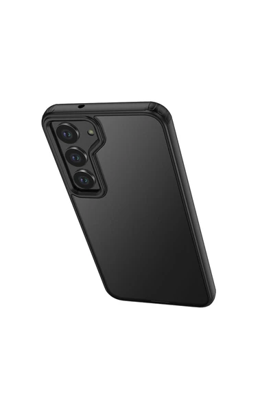 CEPCASE    Samsung Galaxy S23 Kılıf Matte Buzlu Arka Yüzey Darbe Emici Köşe Kamera Çıkıntı Airbag Kapak - Resim 5