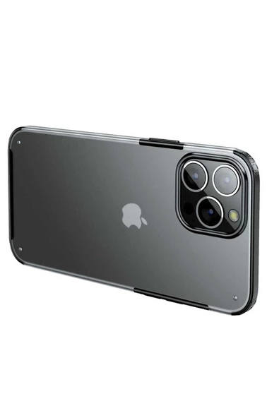 CEPCASE    Iphone 13 Pro Max Kılıf Matte Buzlu Arka Yüzey Darbe Emici Köşe Kamera Çıkıntı Airbag Kapak - Resim 4
