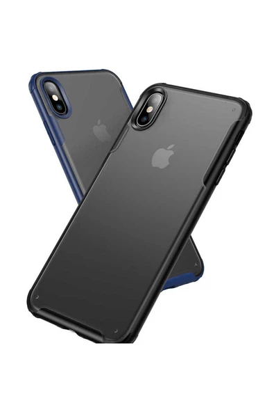 CEPCASE    Iphone X Kılıf Matte Buzlu Arka Yüzey Darbe Emici Köşe Kamera Çıkıntılı Airbag Kapak - Resim 3