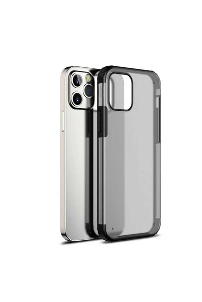 CEPCASE    Iphone 12 Pro Max Kılıf Matte Buzlu Arka Yüzey Darbe Emici Köşe Kamera Çıkıntı Airbag Kapak ürün görseli 1