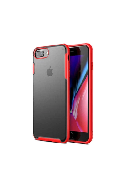 CEPCASE    Iphone 7 Plus Kılıf Matte Buzlu Arka Yüzey Darbe Emici Köşe Kamera Çıkıntılı Airbag Kapak - Resim 2