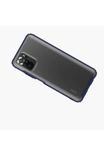 CEPCASE    Xiaomi Redmi Note 10S Kılıf Matte Buzlu Arka Yüzey Darbe Emici Köşe Kamera Çıkıntılı Airbag Kapak - 5