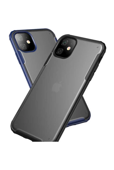 CEPCASE    Iphone 11 Kılıf Matte Buzlu Arka Yüzey Darbe Emici Köşe Kamera Çıkıntılı Airbag Kapak - Resim 3